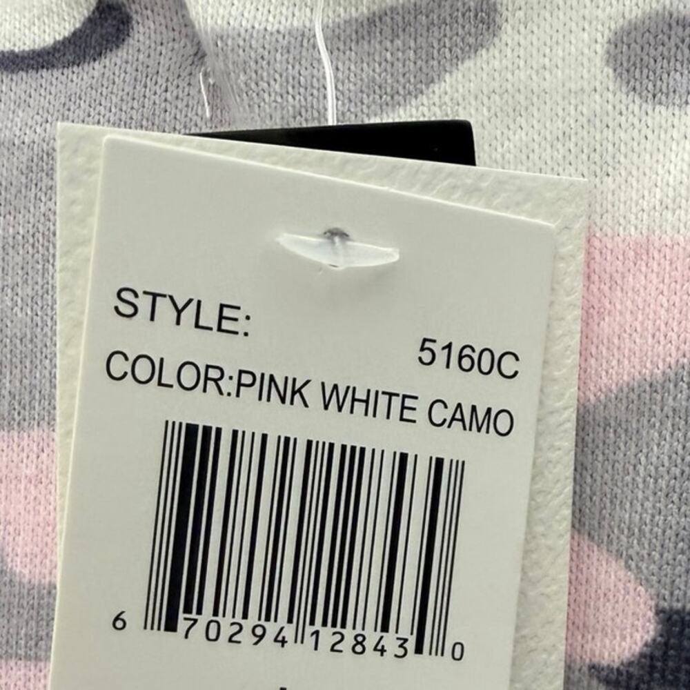 Women’s Pink White Camo Pajama Set Size X-Large NWT KIKIT - Picture 3 of 4